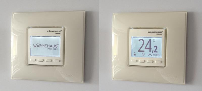 Терморегулятор WÄRMEHAUS DIGITAL PRO WH1000 + рамка Simon NEOS