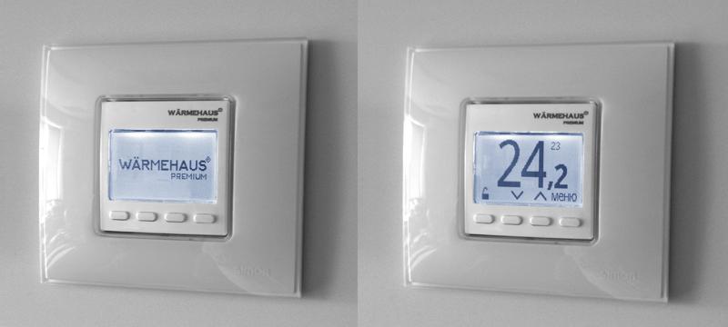Терморегулятор WÄRMEHAUS DIGITAL PRO WH1000 + рамка Simon NEOS
