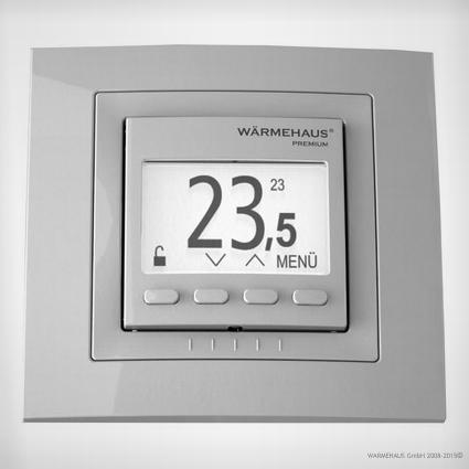 Терморегулятор WÄRMEHAUS DIGITAL PRO WH1000 стандартная рамка. Цвет Белый.