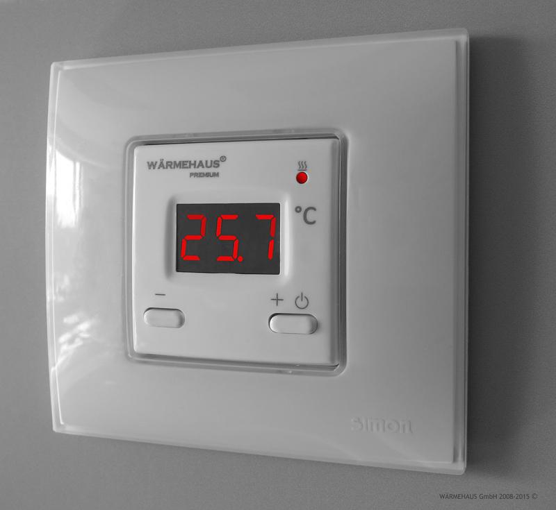 Терморегулятор WARMEHAUS DIGITAL WH900 + рамка Simon NEOS